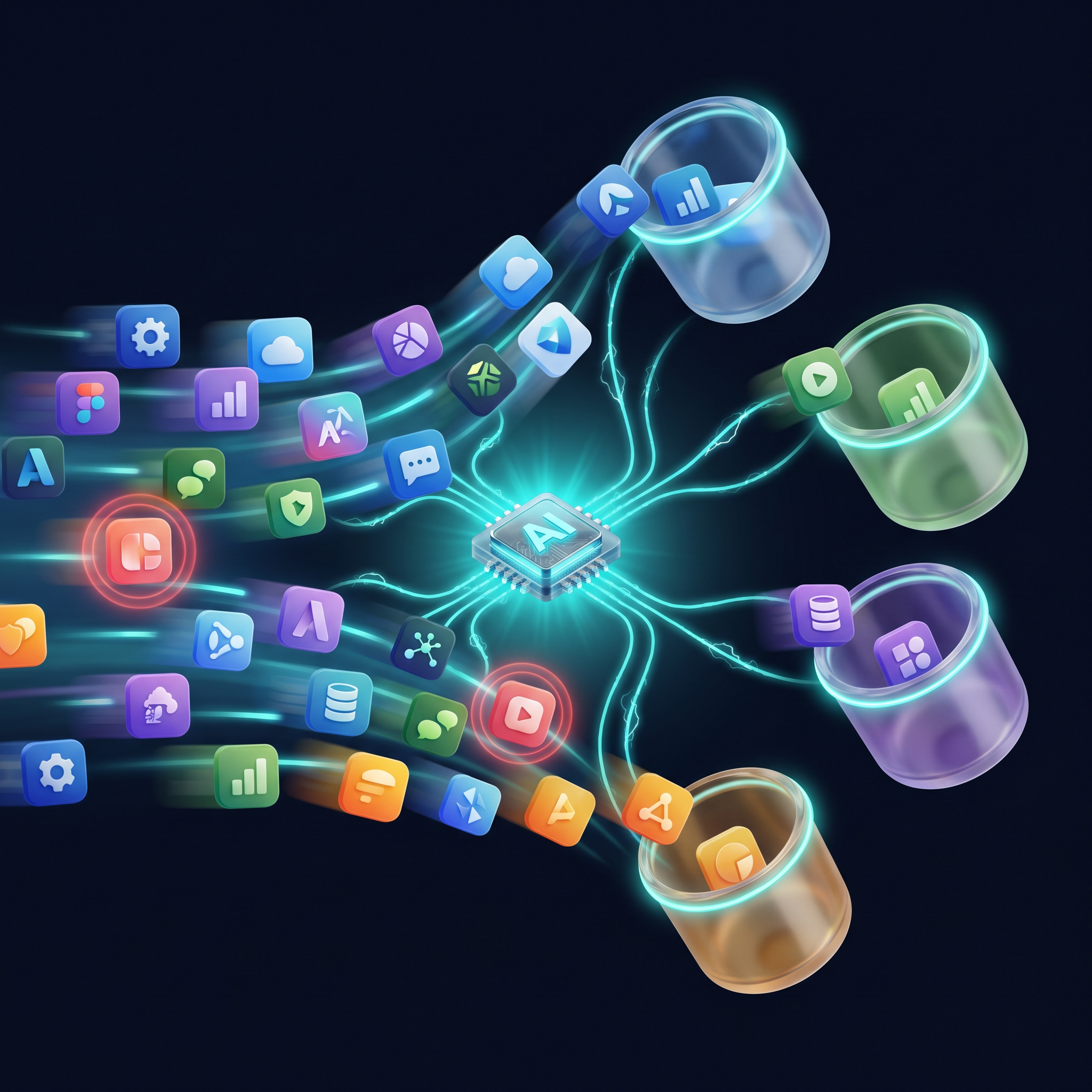 AI sorting tools into smart category buckets