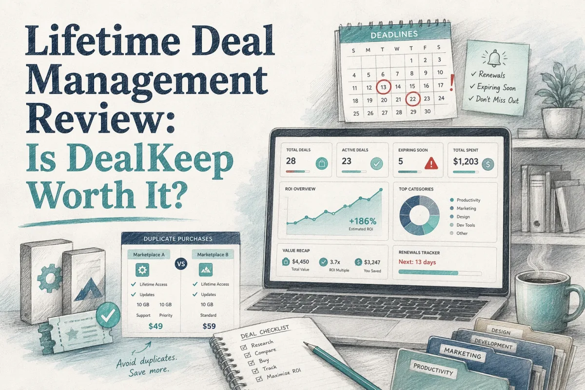 Lifetime Deal Management Review: Is DealKeep Worth It?