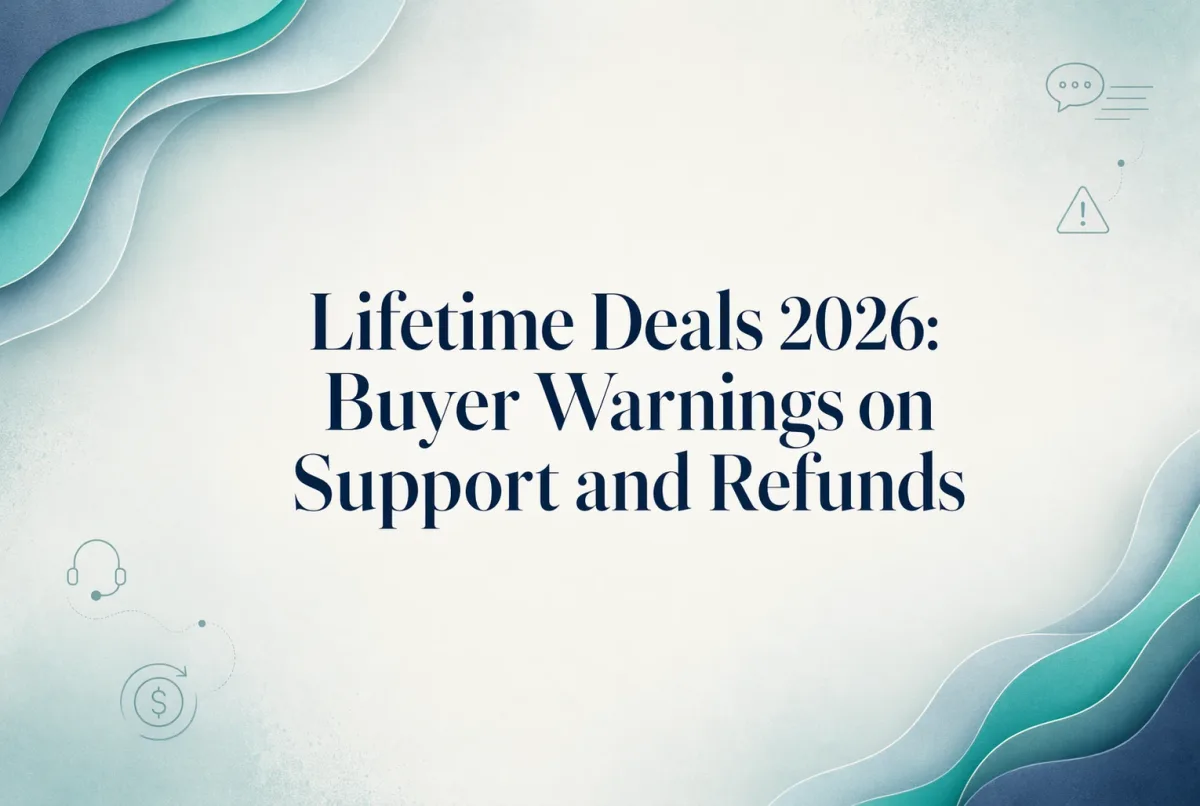 Lifetime Deals 2026: Buyer Warnings on Support and Refunds