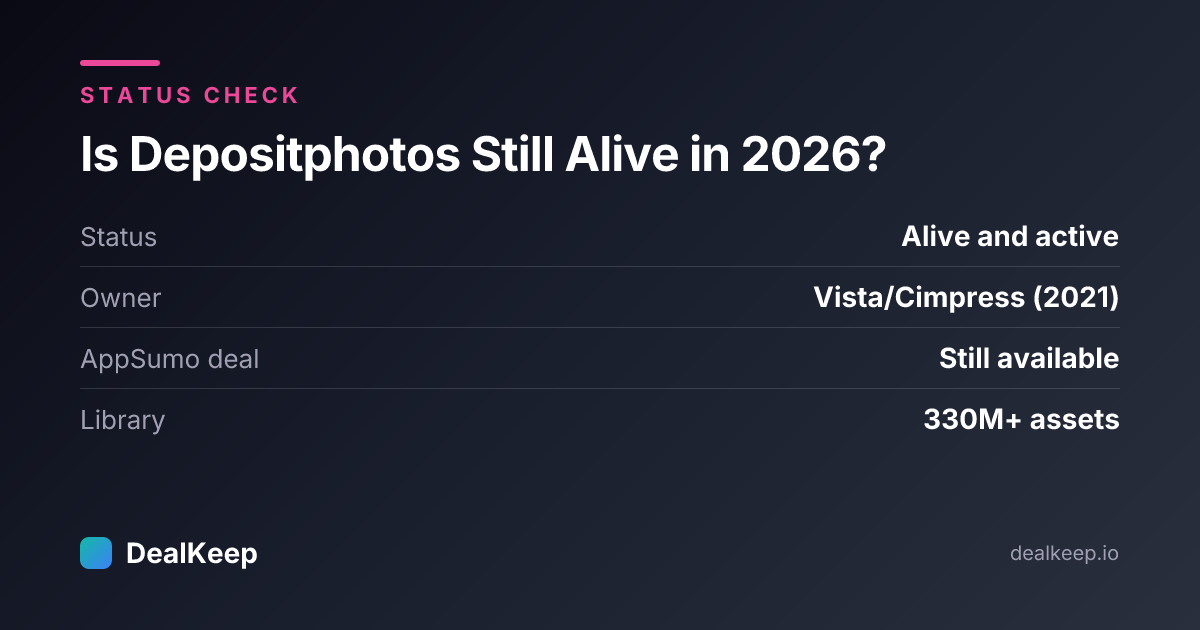Is Depositphotos Still Alive in 2026? Deal Status, Ownership &amp; What Buyers Should Know — at a glance